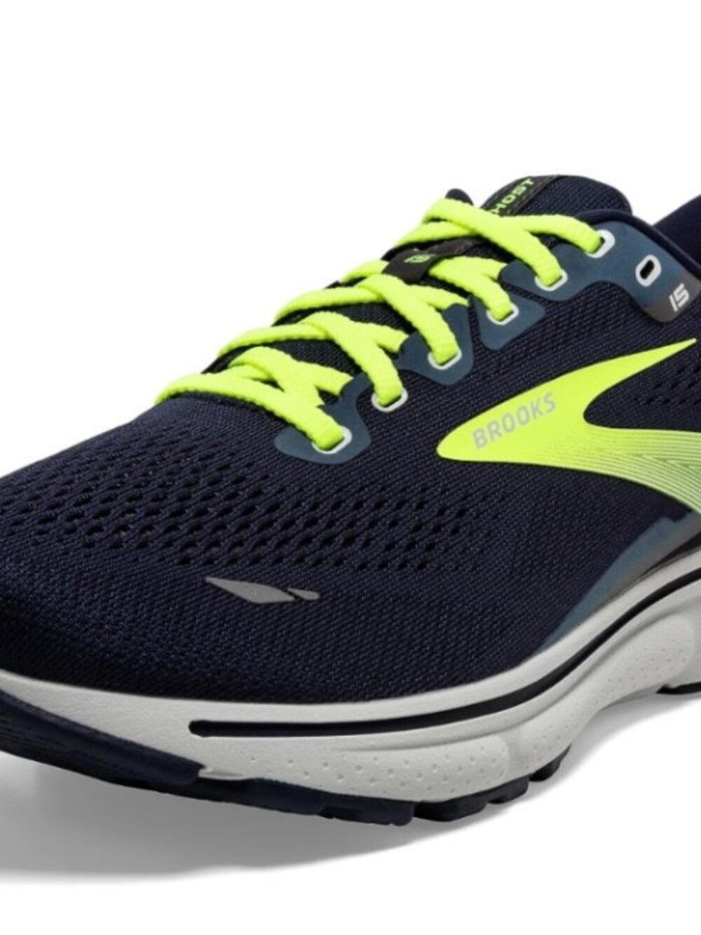 Size 11.5D (Med) Brooks Ghost 15 Men's Running Shoes Peacoat/Nightlife Colorway